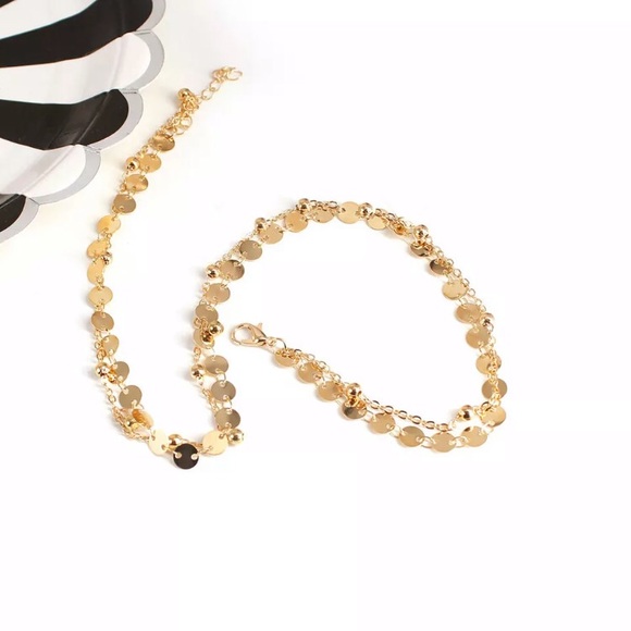 ⚜️[𝟯/$𝟭𝟴]⚜️2 Layered Gold Delicate Necklace NEW - Picture 2 of 9